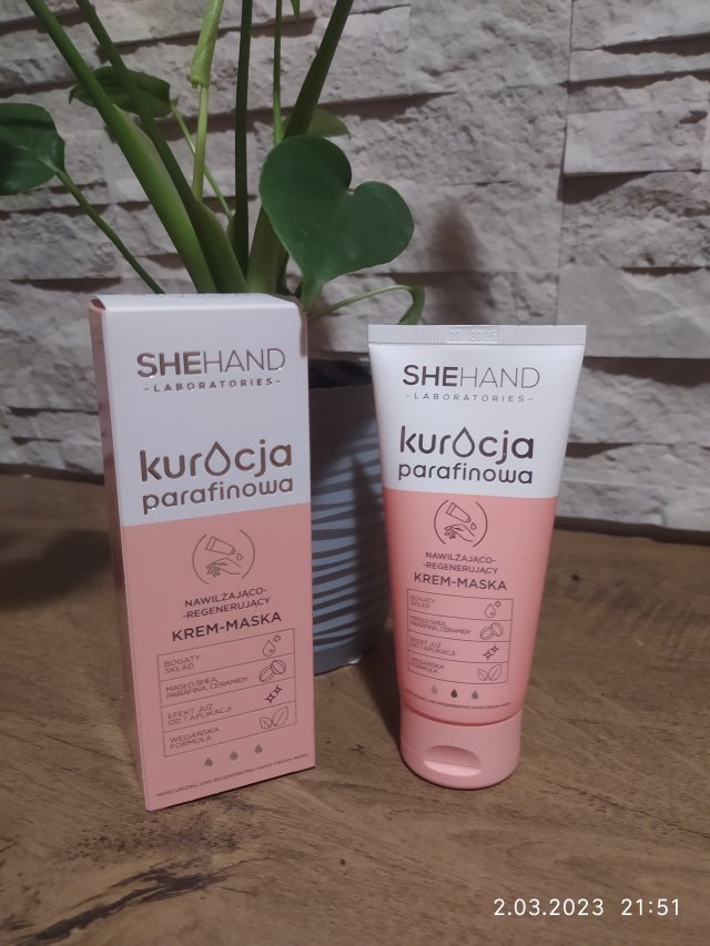 SheHand Kuracja Parafinowa, Krem-Maska, Nasilżająco - Regenerujący 