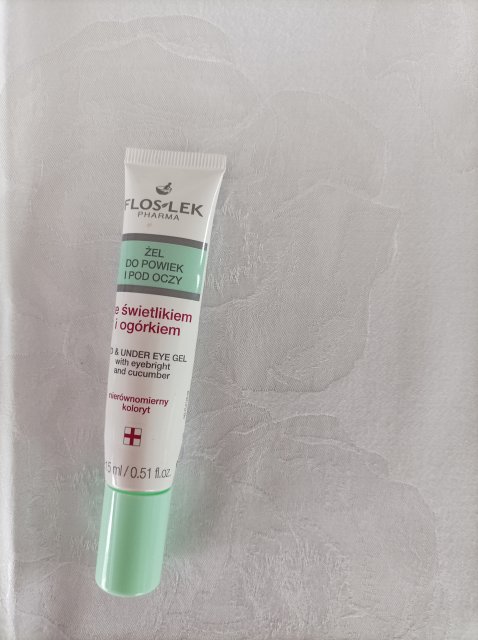 FlosLek Żel pod oczy i na powieki, Ze świetlikiem i ogórkiem - recenzja 