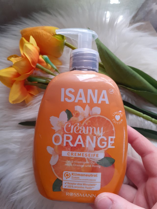 Isana Mydło do rąk w płynie, Creamy Orange