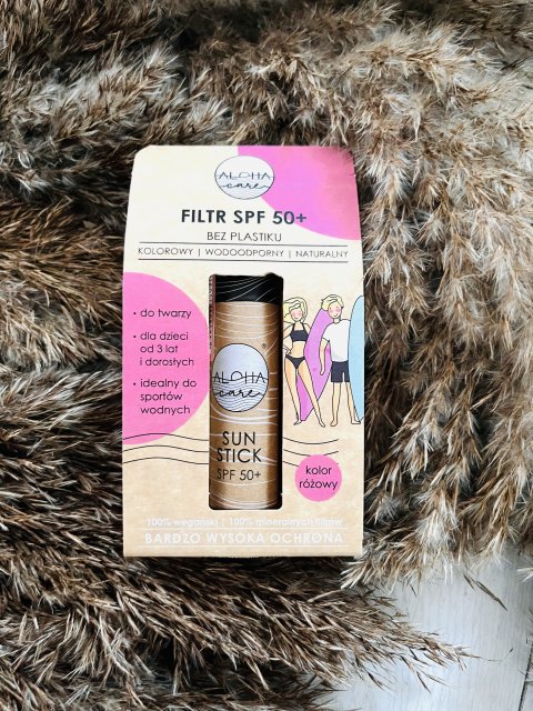 Aloha care Filtr spf 50+ kolorowy, wodoodporny