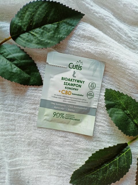 Cutis CBD Bioaktywny szampon konopny, +CBD kannabidiol 