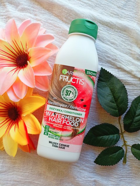 Garnier Fructis, Hair Food, Odżywka do włosów, Watermelon