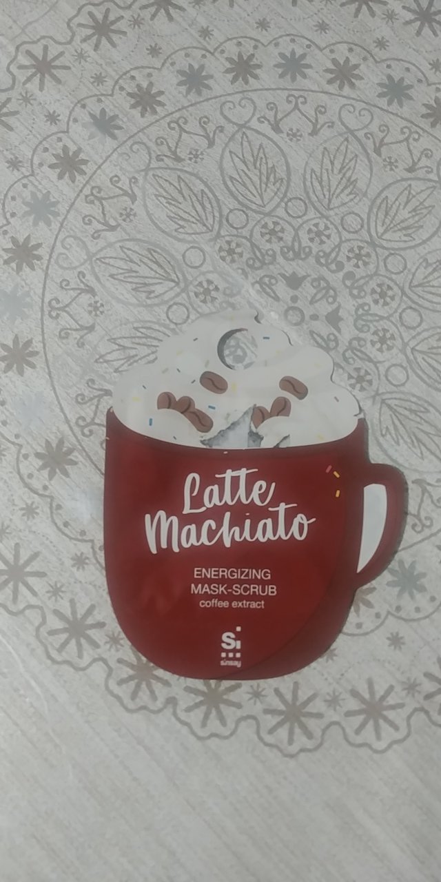 SINSAY Maska-peeling do twarzy, Latte Machiato, Energizing
