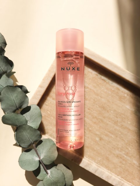 NUXE Very Rose, Łagodząca woda micelarna, 3w1