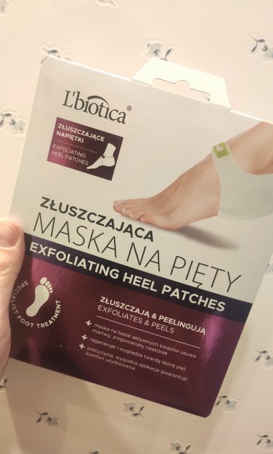 L'biotica Napiętki złuszczające, Maska złuszczająca na pięty