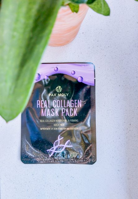 Pax Moly Maska do twarzy w płacie, Real Collagen Mask Pack