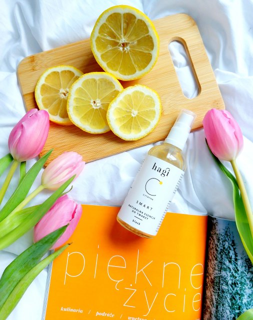 Hagi Cosmetics Esencja do twarzy, Naturalna, C Cytryna, Smart, Blask