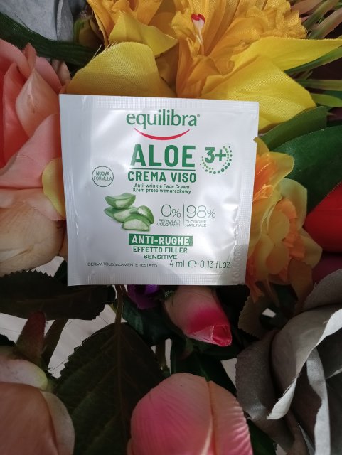 Equilibra Aloe, Crema Viso, Krem do twarzy, Przeciwzmarszczkowy