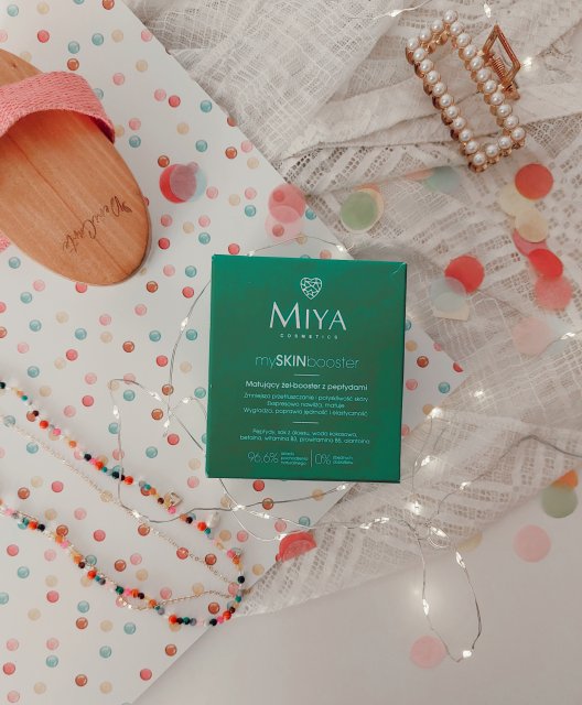 Miya Cosmetics mySKINbooster, Żel-booster do twarzy, Matujący, Z peptydami
