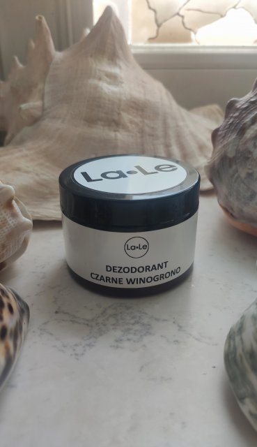 La le, dezodorant w kremie, czarne winogrono 