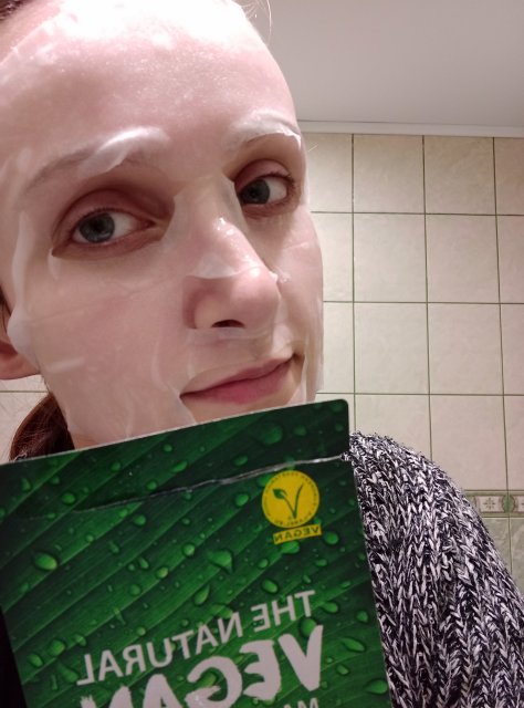 She’s Lab Maska do twarzy w płacie, The Natural Vegan Mask, Moringa, Koreańska, Wegańska, Z moringą