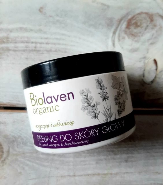 Sylveco Biolaven, Peeling do skóry głowy, Olej z pestek winogron i olejek lawendowy