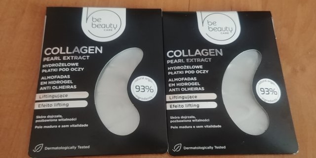 Be beauty Colagen, hydrożelowe płatki pod oczy skóra dojrzała pozbawiona Witalności