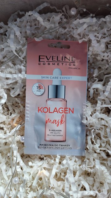 Eveline Skin Care Expert, Maseczka do twarzy, Kolagen, Błyskawiczny Lifting