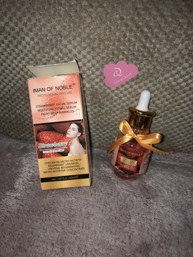 Truskawkowe serum do twarzy 