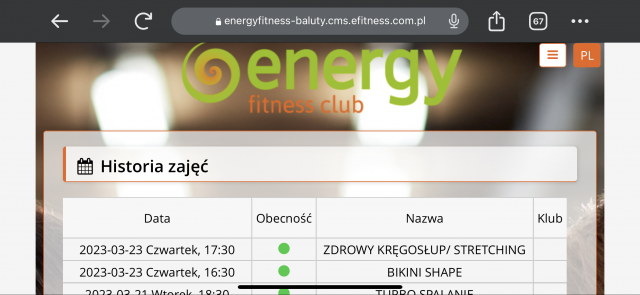 Kto dziś ćwiczył? 