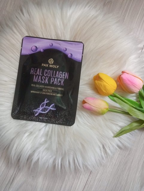 Pax Moly Maska do twarzy w płacie, Real Collagen Mask Pack