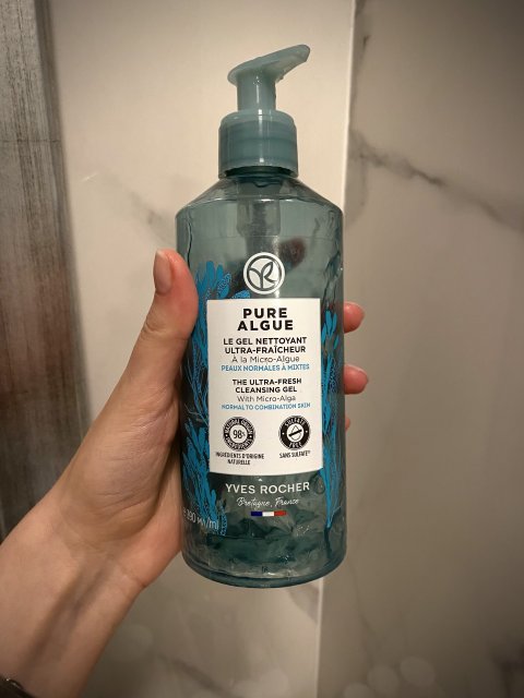 Yves Rocher Pure Algue, Żel do mycia twarzy, Oczyszczający, Extra świeżość