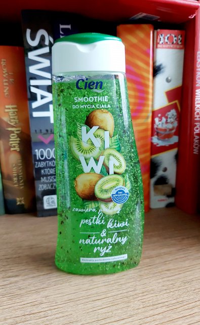 Cien Smoothie do mycia ciała, Kiwi, Pestki kiwi & Naturalny ryż