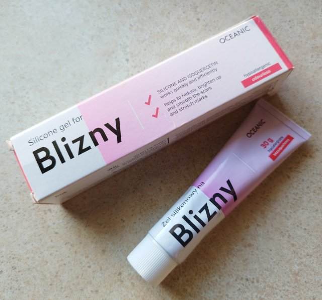 Oceanic Żel na blizny, Silikonowy, Bezzapachowy