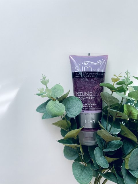 HEAN Slim No Limit, Peeling do ciała, Owocowe SPA, Kuracja Ujędrniająca, Jagoda Acai i wiśnia japońska