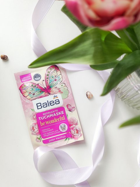 Balea Maseczka do twarzy w płacie, Be Wonderful, Nawilżająca