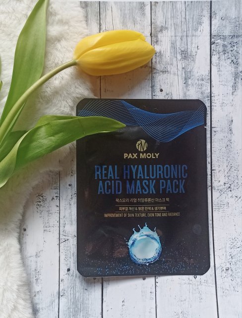 Pax Moly Maska do twarzy w płacie, Real Hyaluronic Acid Mask Pack