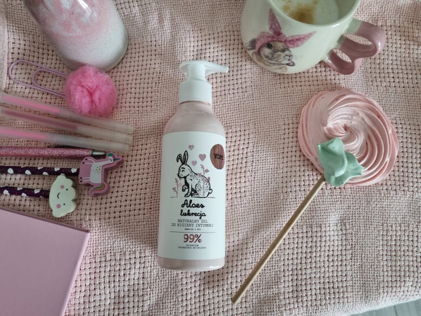 YOPE Żel do higieny intymnej, Aloes i lukrecja