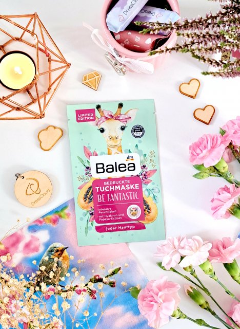Balea Maska do twarzy w płacie, Be Fantastic