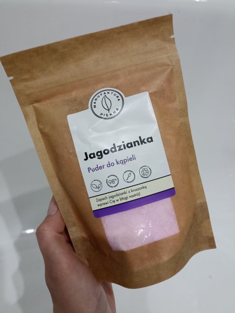 Marba Cosmetics Manufaktura Piękna, Puder do kąpieli, Jagodzianka