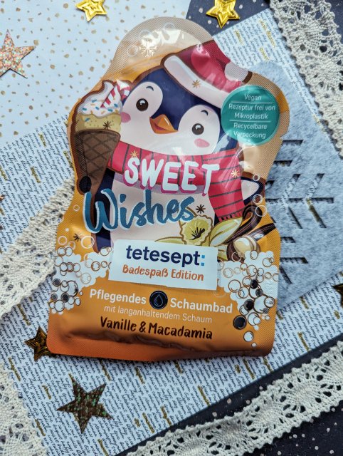 Tetesept Płyn do kąpieli, Sweet Wishes, Vanille & Macadamia