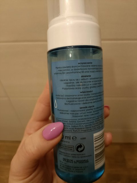 Ziaja Pianka do mycia twarzy, Oczyszczająca, Do skóry suchej i podrażnionej