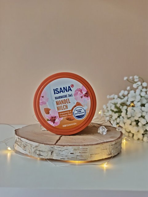 Isana Maska do włosów 3w1, Mandelmilch
