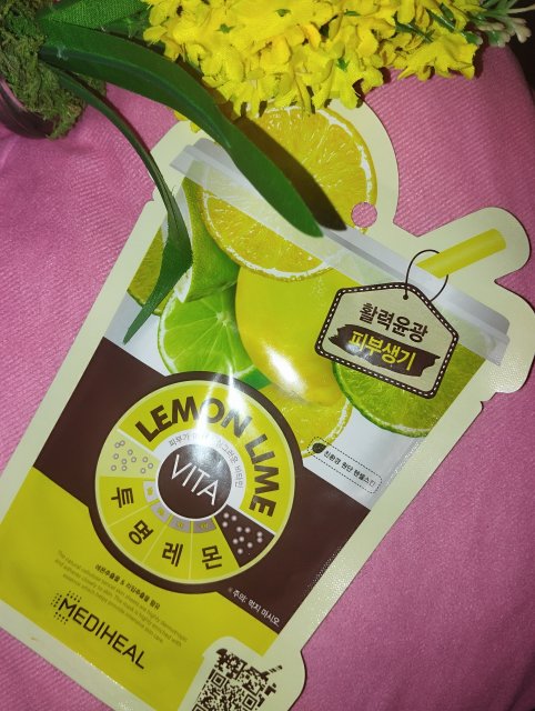 Mediheal Maska do twarzy w płacie, ADE, Cytryna i Limonka