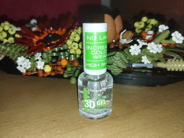 Miss Sporty Nail Expert, 3D Gel Effect, Top Coat do paznokci 