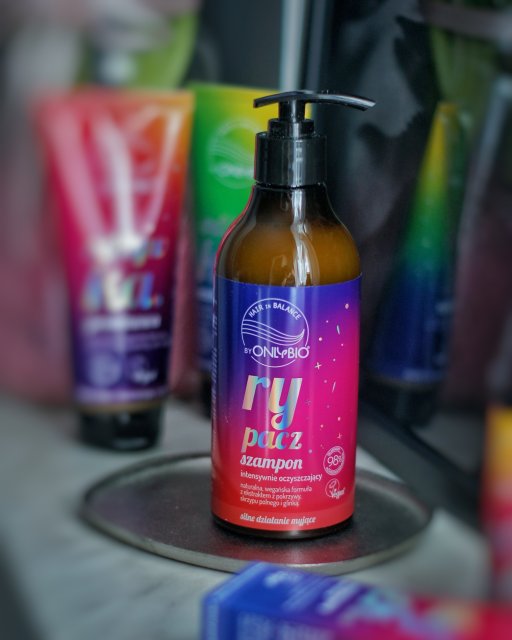 OnlyBio Hair Balance, Szampon do włosów, Intensywnie oczyszczający, Rypacz
