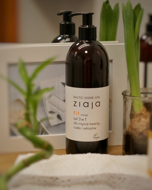 Ziaja Baltic Home SPA, Fit, Żel do mycia twarzy, ciała i włosów, 3w1, Mango