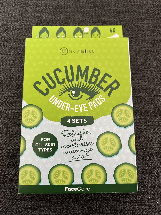 Płatki pod oczy ogórek 