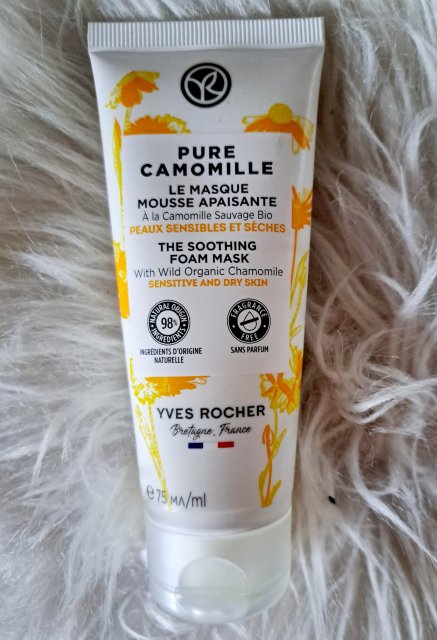 Yves Rocher Maseczka do twarzy, Kojąca, Z rumiankiem 