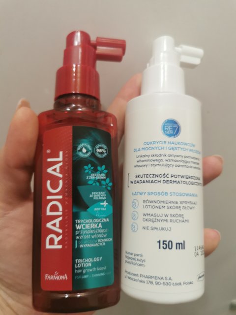 Dermena Lotion i Radical- wcierki do włosów 