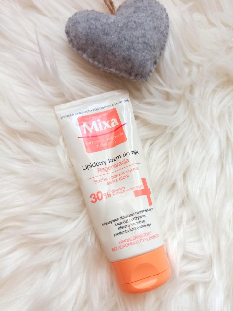 Mixa Krem do rąk, Lipidowy, Regeneracja, Skóra sucha i bardzo sucha, 30% gliceryny + mleka owsianego