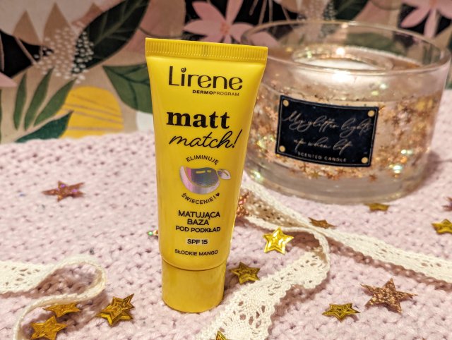 Lirene Dermoprogram, Matt Match!, Baza pod podkład, Matująca, SPF 15, Słodkie mango