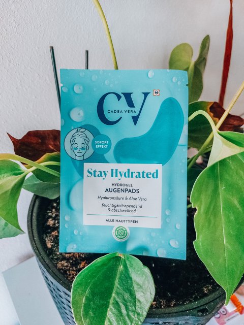 CV Hydrożelowe płatki pod oczy, Stay Hydrated, Kwas hialuronowy i aloes