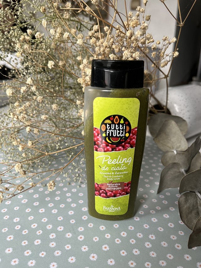 Farmona Tutti Frutti, Peeling do ciała, Gruszka i żurawina