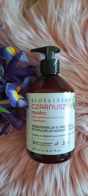Bioélixire Maska do włosów, Emolientowa, Włosy osłabione, zniszczone i wypadające, Z czarnuszką