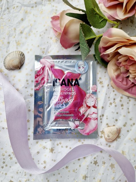 Isana Płatki pod oczy, Hydrożelowe, Saltwater Vibes, Z kwasem hialuronowym i solą z Morza Martwego