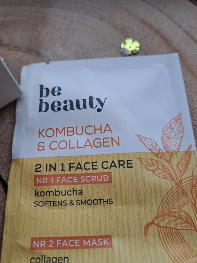 BeBeauty Kombucha & Collagen, Face Scrub ,scrub do twarzy