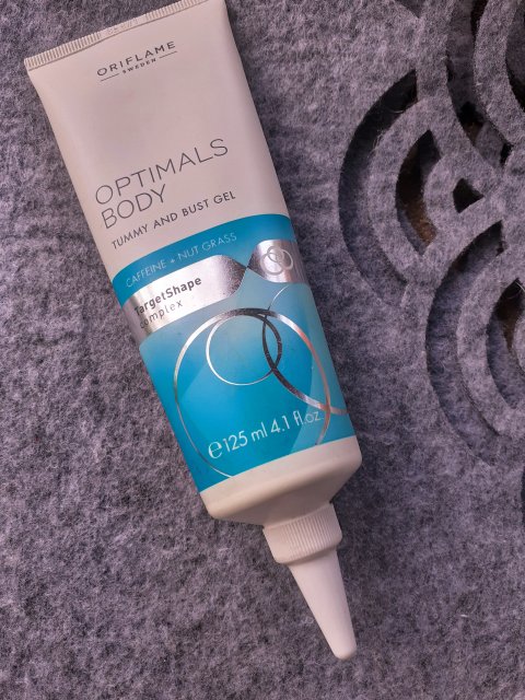 Oriflame Optimals Body, Żel do brzucha i biustu, Caffeine + Nut Grass