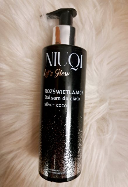NIUQI Balsam do ciała, Let's Glow, Rozświetlający, Silver Coco 