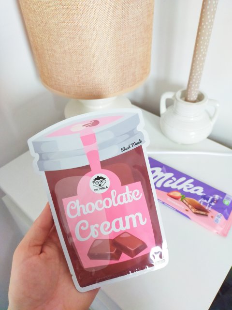 Dr. Mola Maseczka do twarzy w płacie, Chocolate Cream